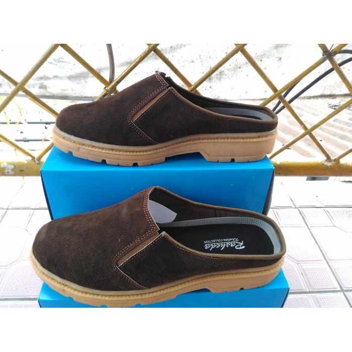 Promo Sepatu Sandal Kulit Asli Rasheda VL 06 Big Size Gratis Ongkir