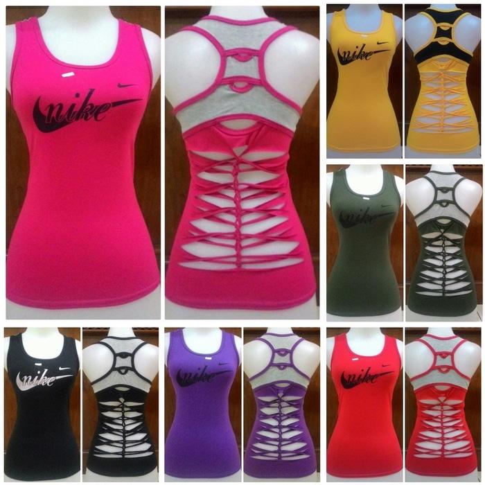 baju senam aerobik zumba tanktop senam kaos senam cantik unik SE11 - va6kHs