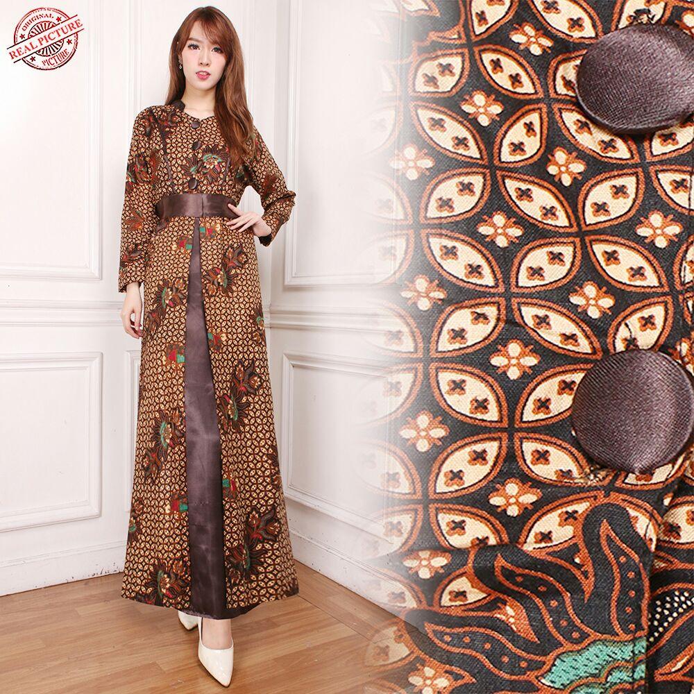 Cj collection Dress maxi panjang gamis kaftan wanita jumbo long dress Githa