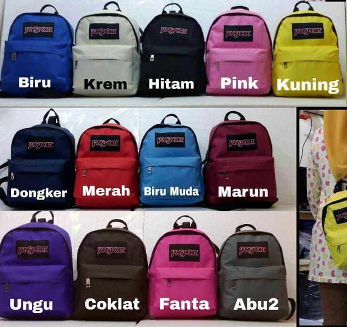 (Termurah dan Terlaris)Tas ransel Jansport Super mini Full Belt