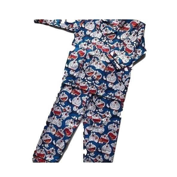 Baju Tidur Anak Motif Doraemon Untuk umur 4-7 Tahun