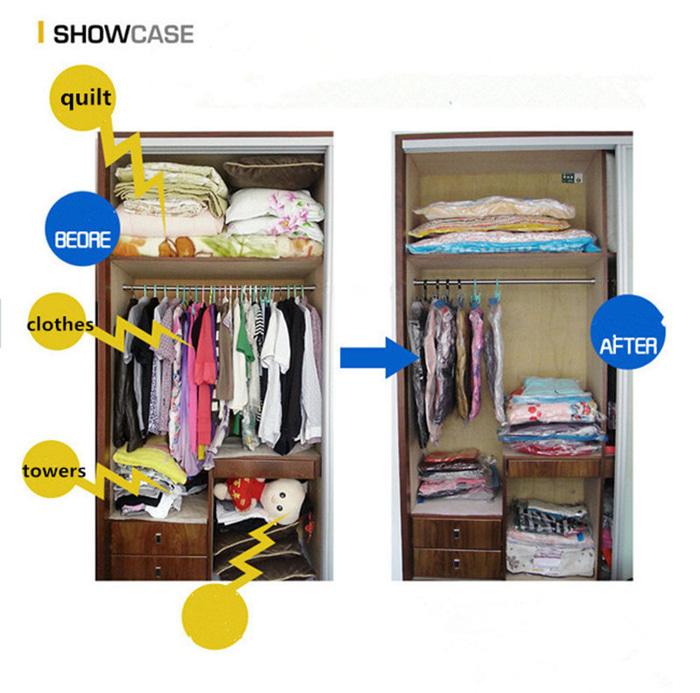 Plastik Vacuum Baju Laundry Size 70X50cm