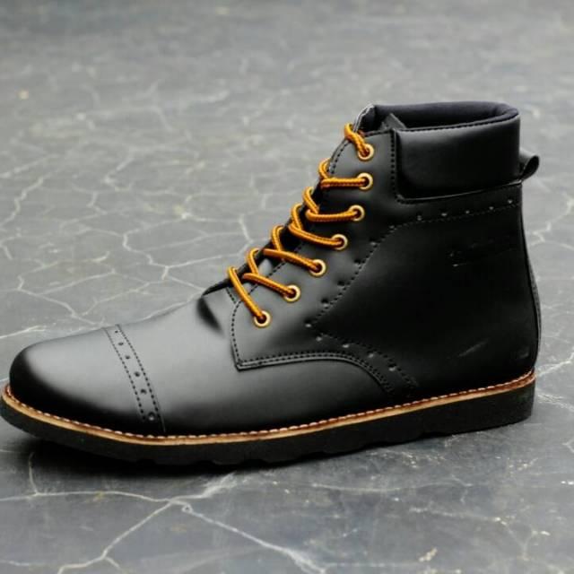 Sepatu Pria Boots Timberland Jasson Tracking Formal Kerja Kantor Touring Kasual Pria Hitam Cokelat