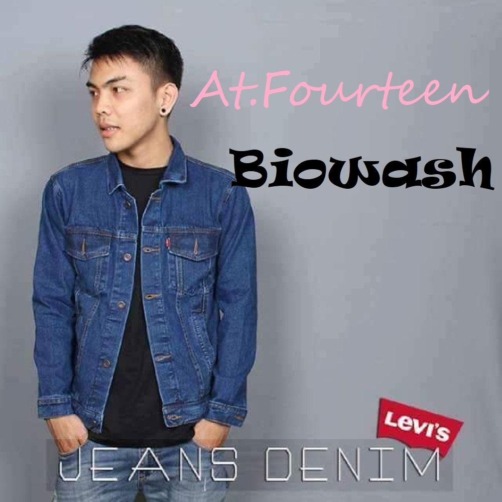 Jaket pria denim Levis 4 varian warna jaket motor