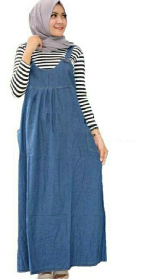 Audrey Fashion _ YARA Overall Jeans - Gamis Ibu Hamil