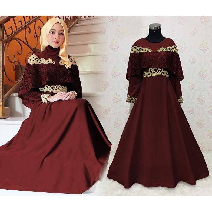 OSCAR GAMIS PESTA NIKAHAN / GAMIS PESTA WISUDA Maron