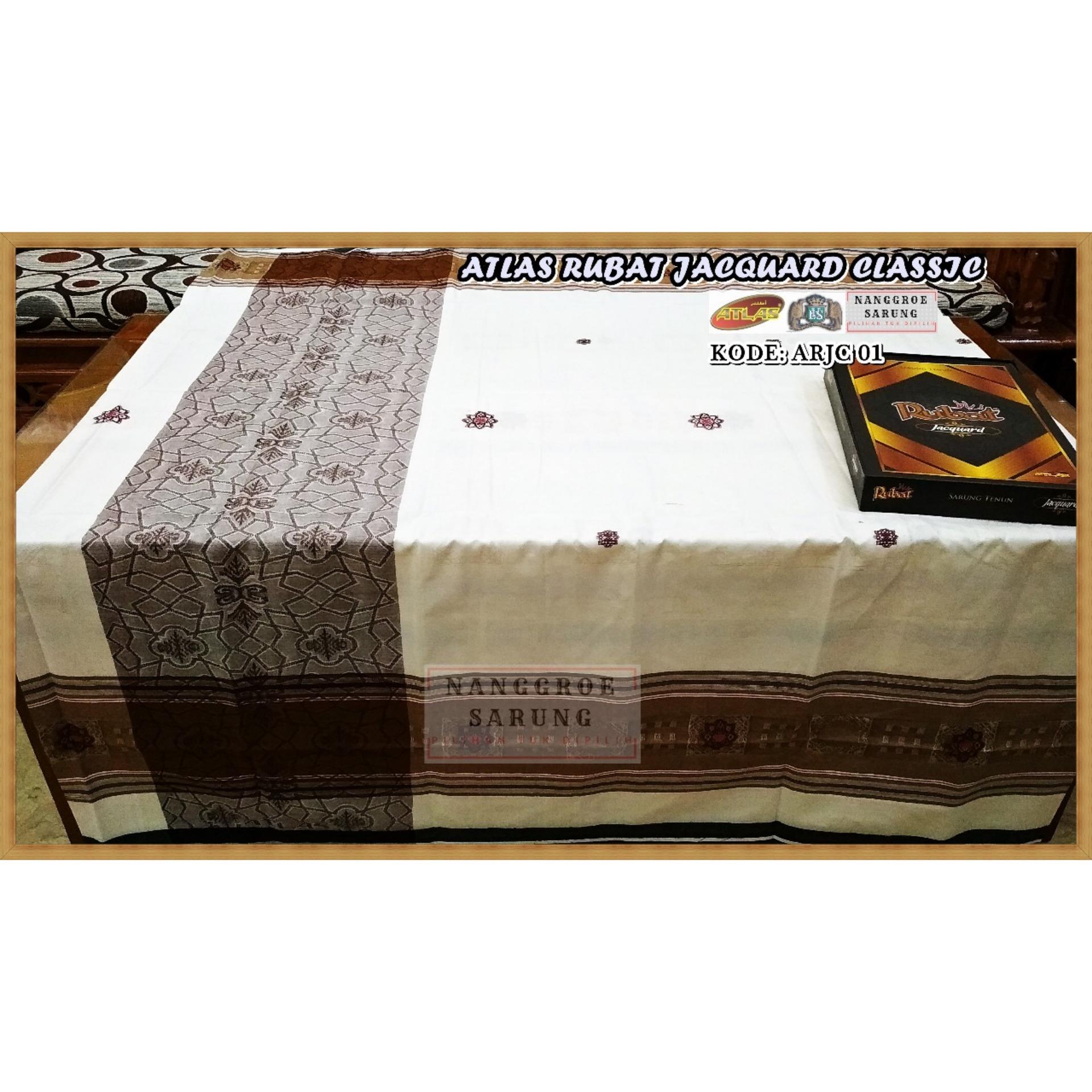 Sarung Atlas Rubat Motif Jacquard Classic 1