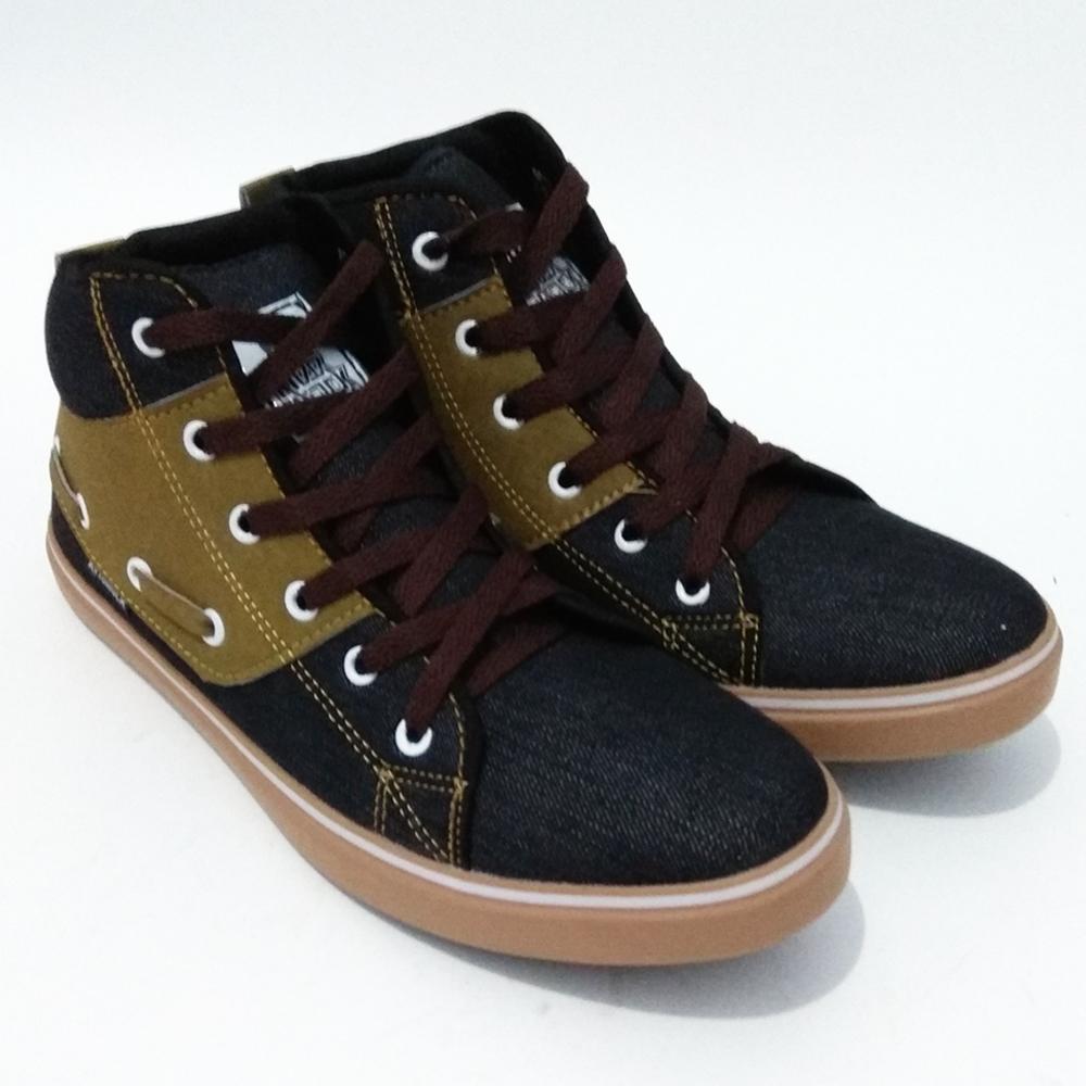 Just Cloth Sepatu Pria Sneakers Casual Vans Kidrock Sepatu Wanita Unisex High