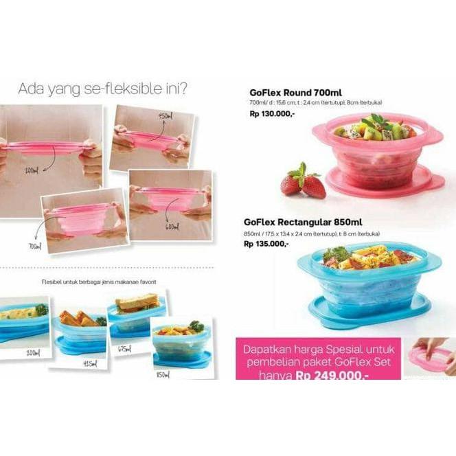 Hot Go Flex Set Tupperware -----
