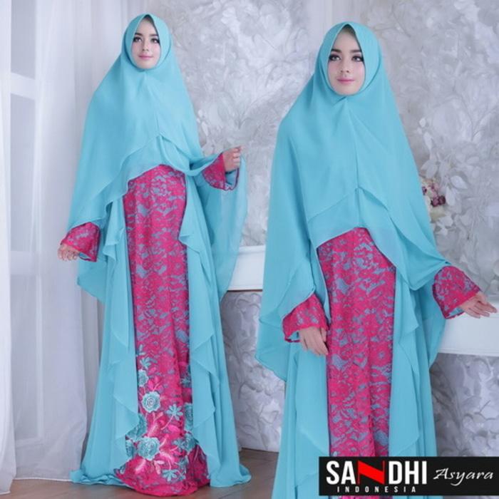 Gamis Syari & Khimar Original Branded ASYARA by SANDHI