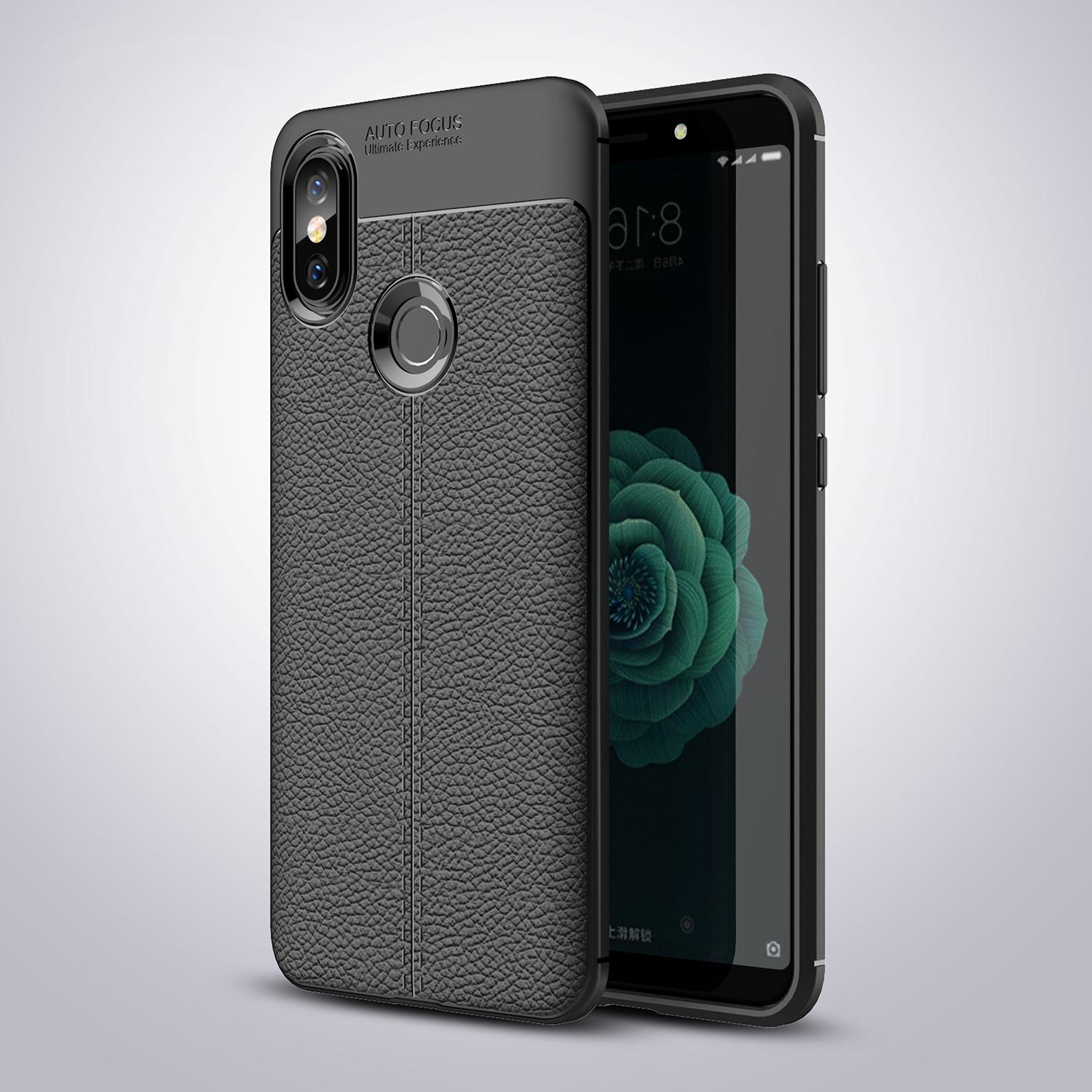 Kelebihan Leather Style Tpu Soft Case Casing For Xiaomi Mi A2 Lite Leather Style TPU Soft Case for Xiaomi Redmi S2