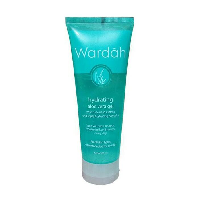 wardah hydrating aloe vera gel / pelembab wajah terbaik / cream pelembab wajah / gel pelembab perawatan kecantikan original