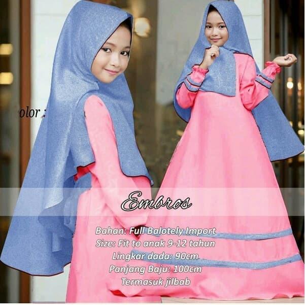Promo Sale DM- KID GMS NAURA BABYPINK Termurah