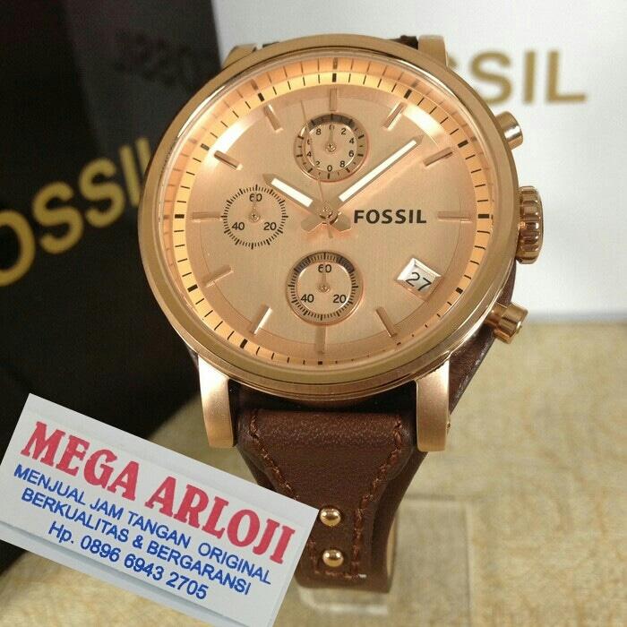 PROMO TERBATAS!!! JAM TANGAN CEWEK/WANITA FOSSIL MINI SUPER ROSEBROWN PREMIUM AAA Terbaru Murah