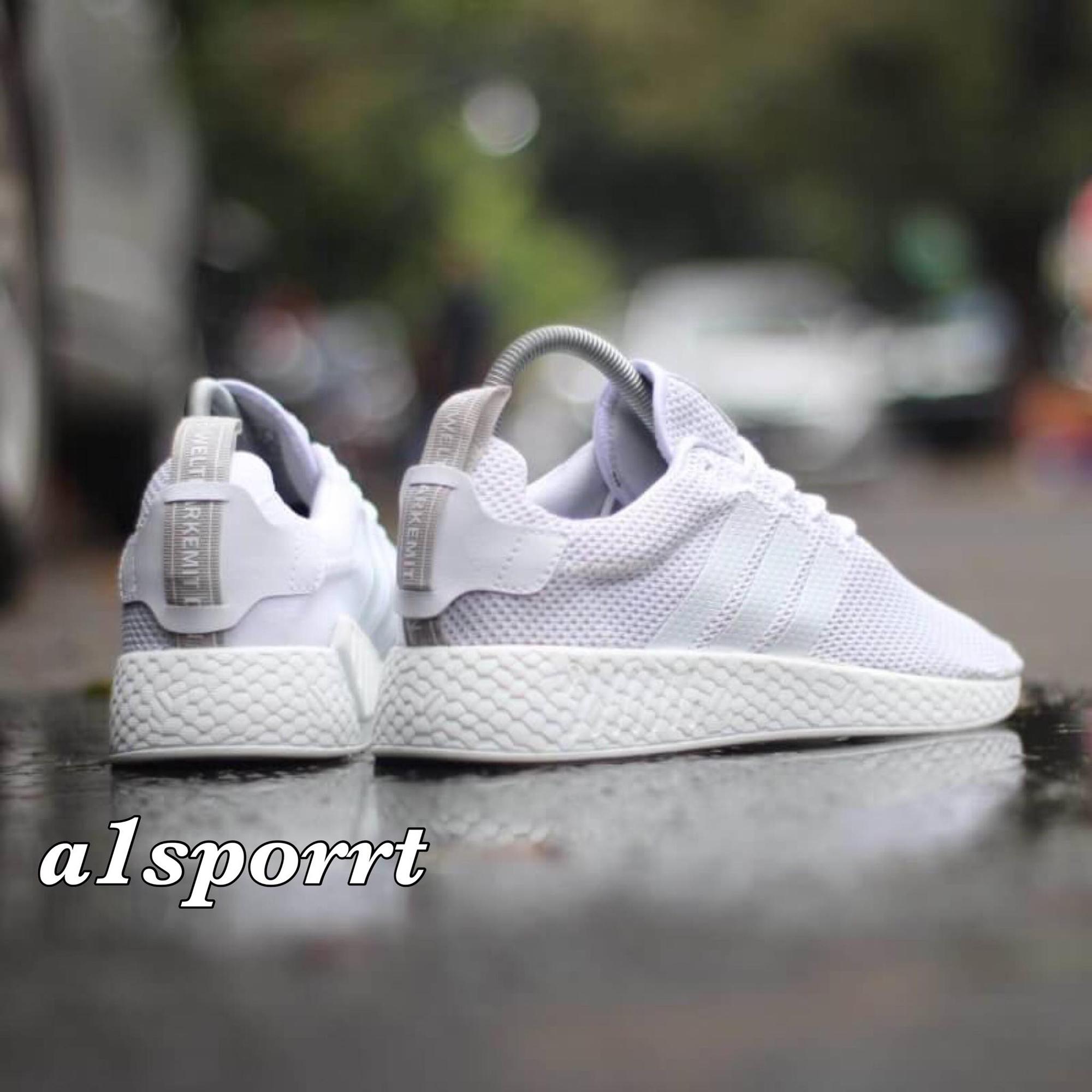 Sepatu Murah Adidas R2 New Kualitas Premium Man Putih Pita Cream