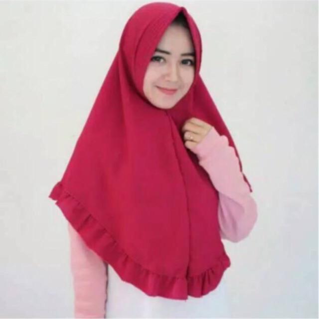 Pashmina Khimar Jilbab Pet Rempel (1Kg=10Pcs) Hijab Rempel Khimar Simple No.371