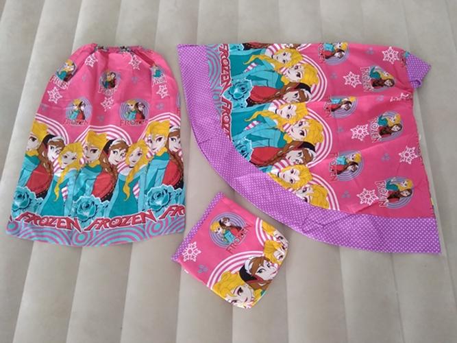 mukena anak motif frozen ukuran M