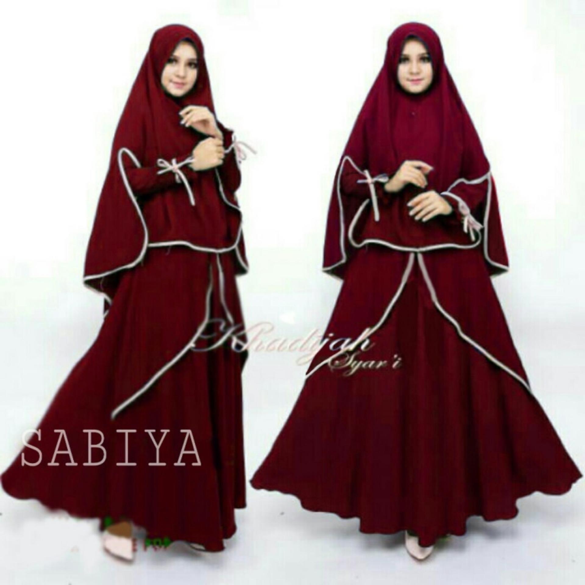 GAMIS SABUYA PAKAIAN MUSLIS DRESS MAXI SYARII GROSIR TANAH ABANG