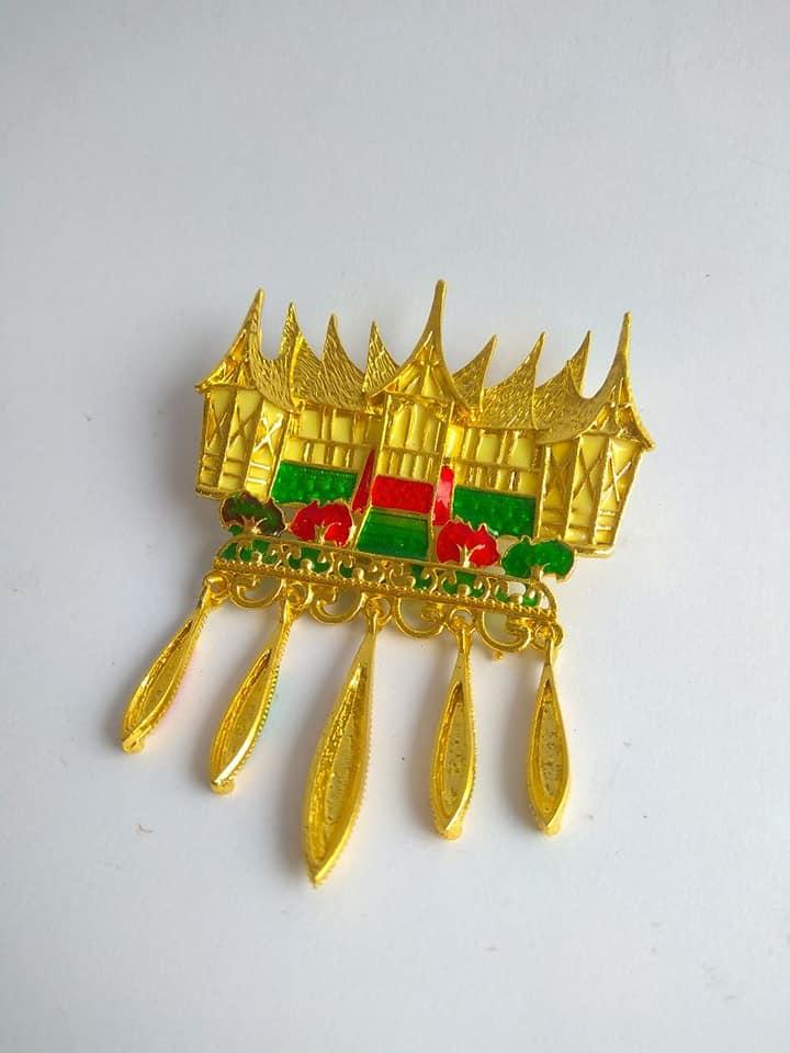 Bross Jilbab Khas Minang Rumah Gadang