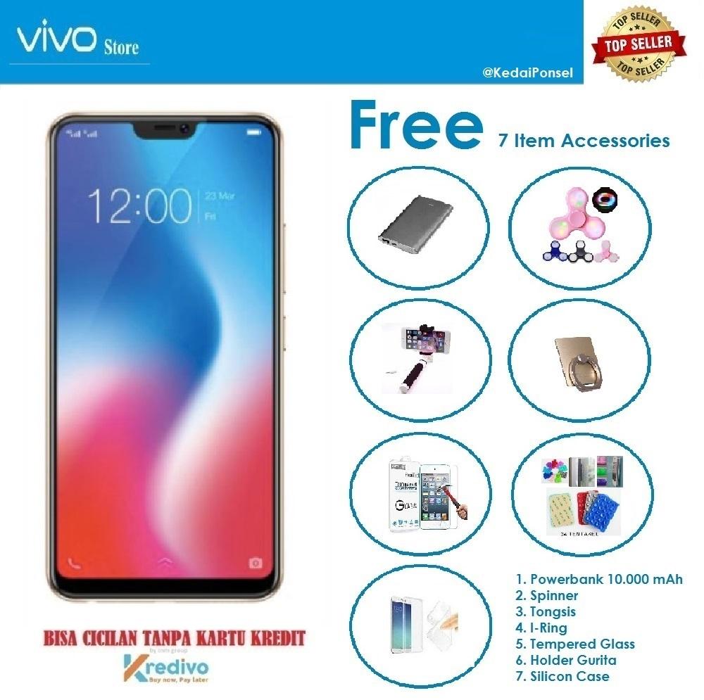 VIVO V9 [4/64GB] + Free 7 Item Accessories