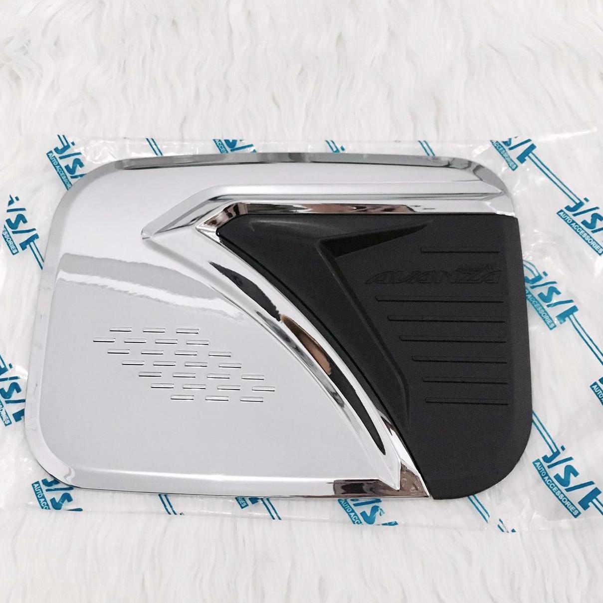 tutup tangki mobil TOYOTA ALL NEW AVANZA / Cover tank full chrome / Aksesoris penutup tangki bensin mobil murah mobil ALL NEW AVANZA