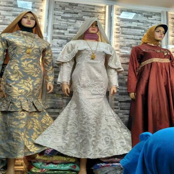 Gamis Mewah Tile Bordier / Gamis Akad Nikah / Gamis Akad