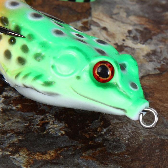 Umpan pancing kodok frog gabus Soft Lure Rubber minnow fish bait