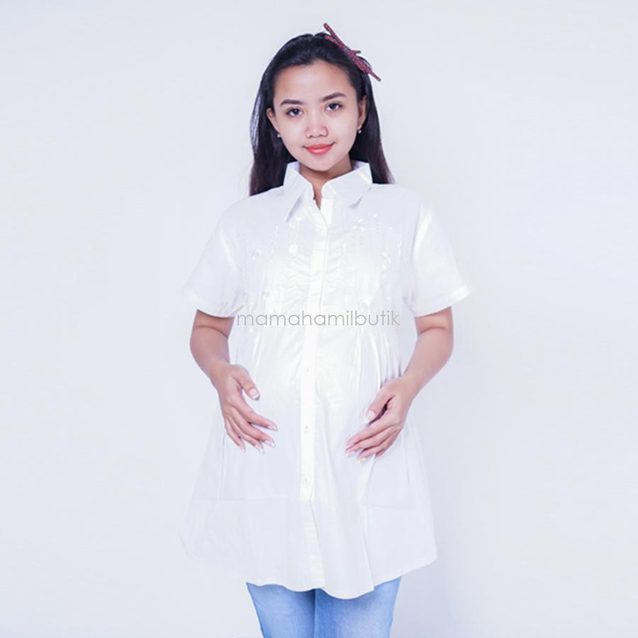 Ning Ayu Atasan Hamil tangkai bunga cantik - BLD 415 / Baju Hamil dan Menyusui/ Baju Ibu Menyusui / Baju Ibu Menyusui Lengan Panjang / Baju Gamis Ibu Menyusui / Baju Daster Ibu Menyusui / Baju Wanita Menyusui