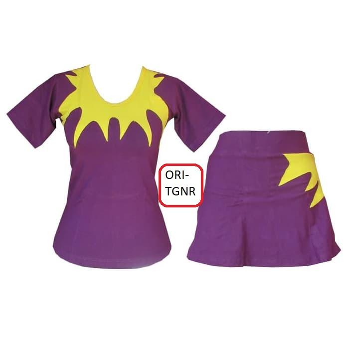 PROMO BARU - Baju Senam Bahan Katun Super Tangan Pendek & Rok - TGNR
