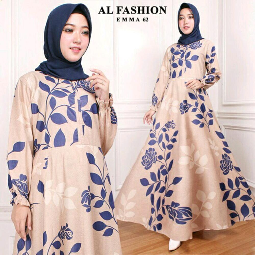 Cek Harga Baru Hqo Busana Muslim Gamis Umbrella Klok Maxi Cutting 4m