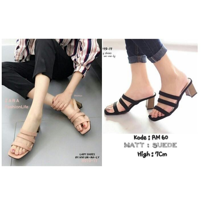 SEPATU SANDAL WANITA WEDGES HEELS FLAT SHOES SNEAKERS SLIP ON RM 60