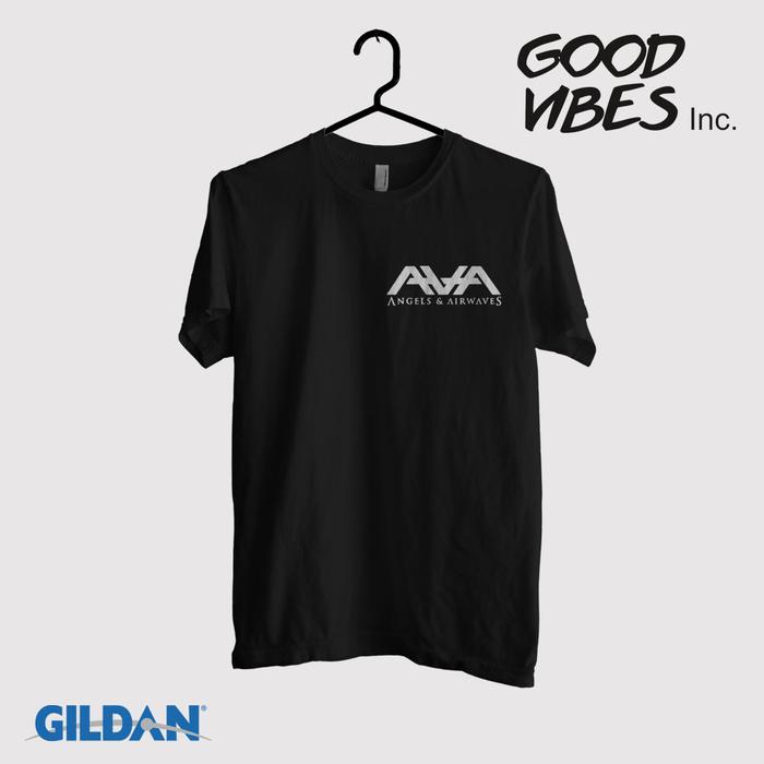 Kaos Band Angels And Airwaves Original Gildan - AVA Logo Small Black