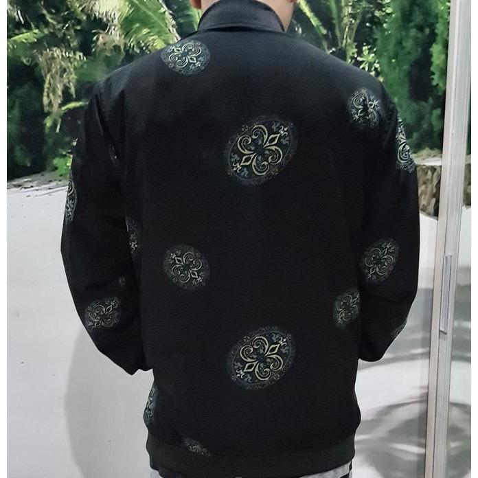 Jaket Batik Dasar Warna Hitam - Asgfgh