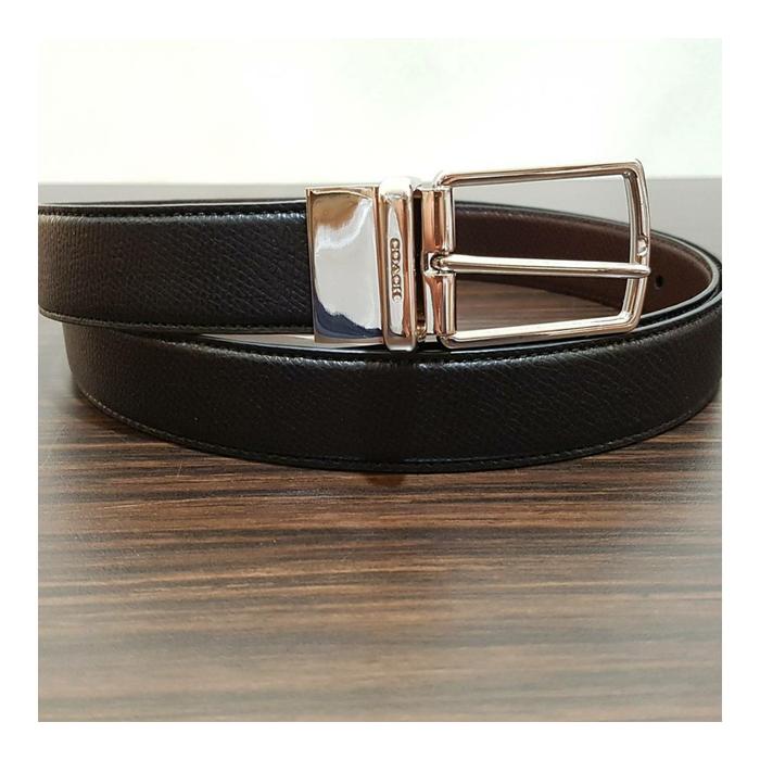 IKAT PINGGANG PRIA COACH ORIGINAL - COACH BELT BLACK