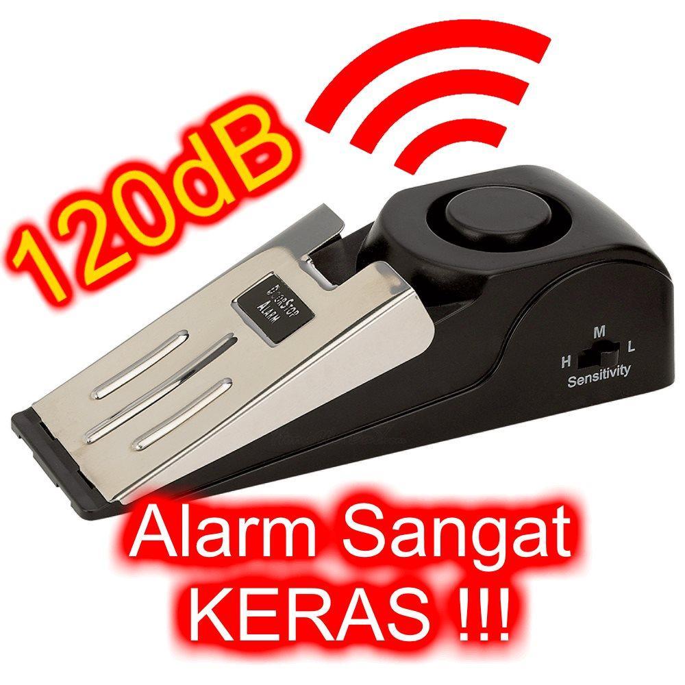 DOOR STOP Alarm - Sirine Ganjal Pintu Anti Maling Free Baterai