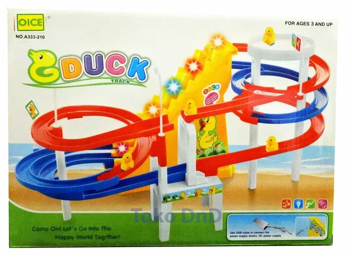 DISKON Mainan Anak - Duck Track Seluncuran Bebek Perosotan Tangga Sliding