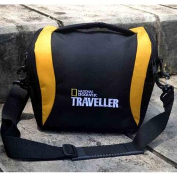 Tas Kamera Natgeo Traveller Selempang Kotak Free Jas Hujan Kode P Bagus dan Berkualitas