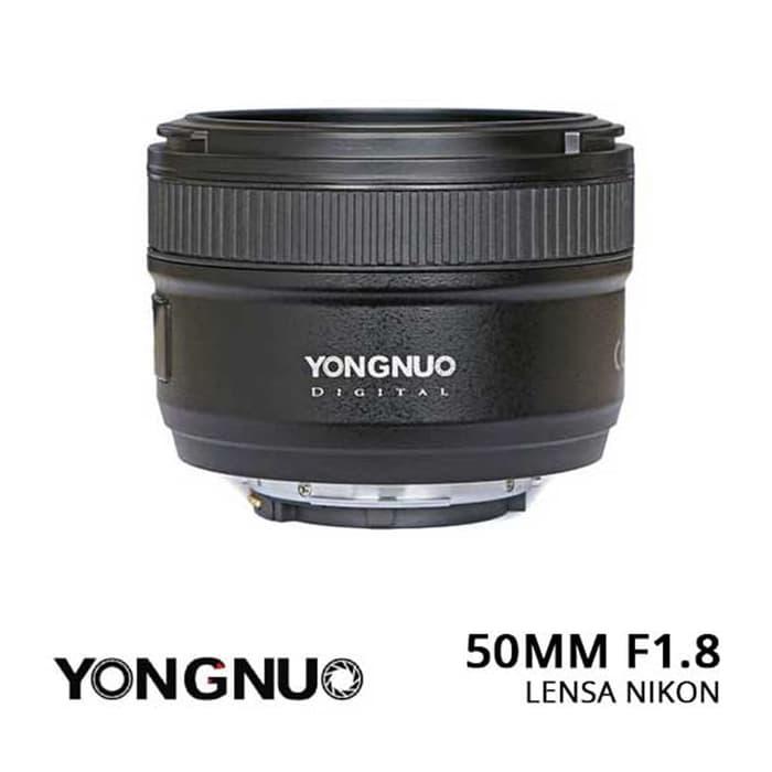 Lensa Yongnuo YN 50mm F18 N Lens For Nikon
