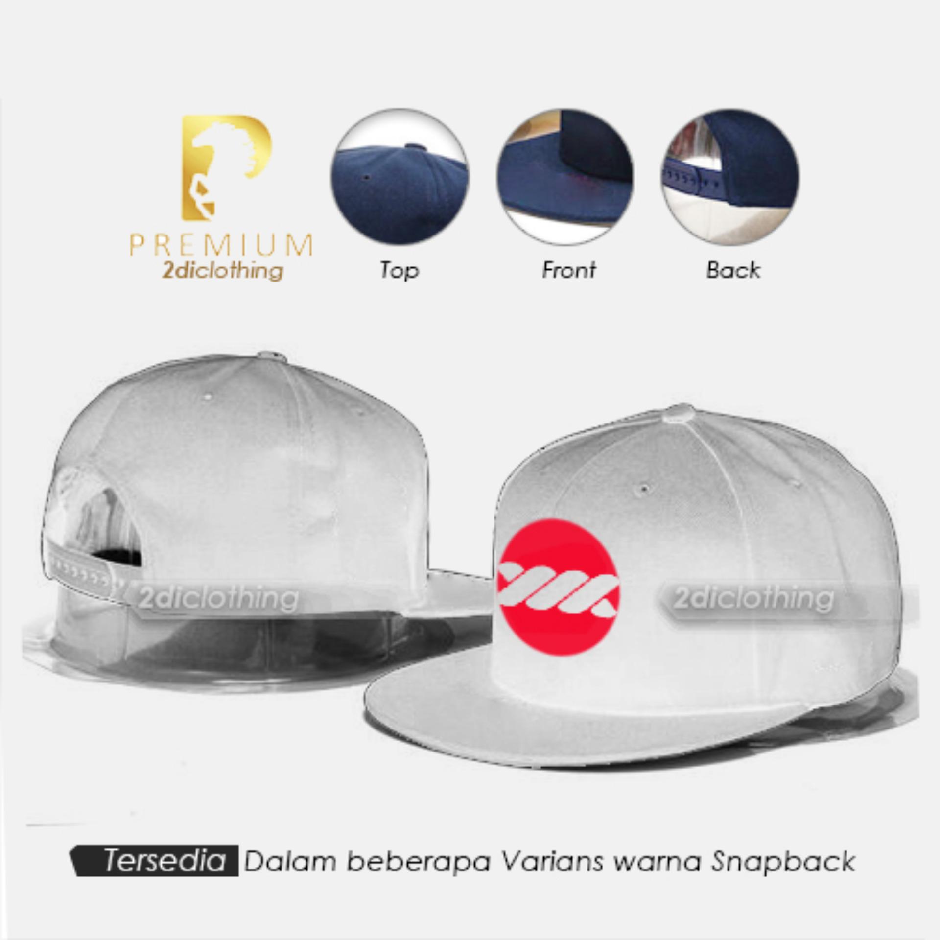 Topi distro snapback wadezig White premium