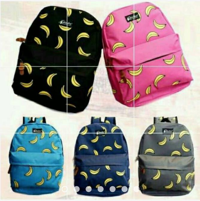 Tas Ransel Backpack Banana Pisang Kekinian Termurah - Qg13wR