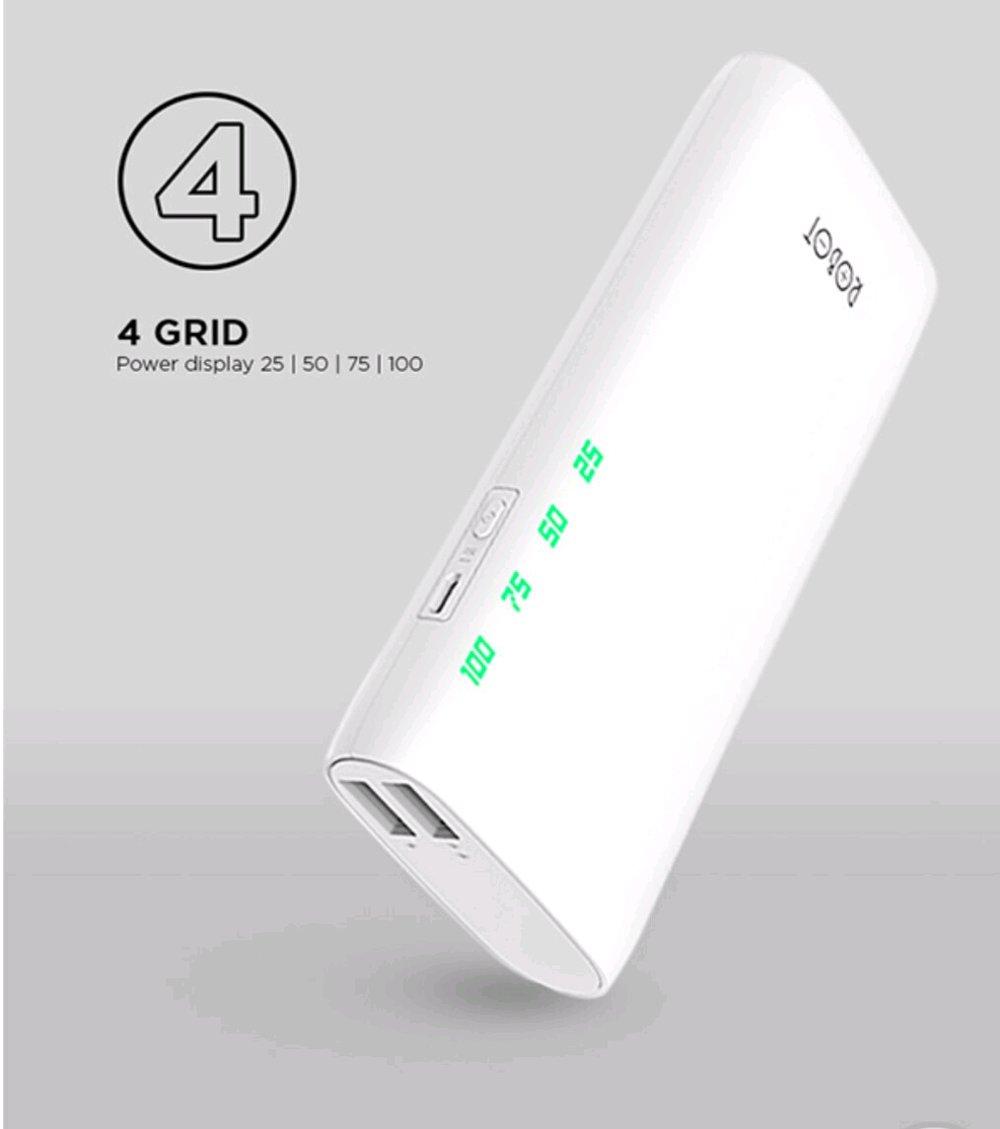 Powerbank Robot RT130 10000mAh pb power bank 10000 mAh 2 output usb ports ORIGINAL