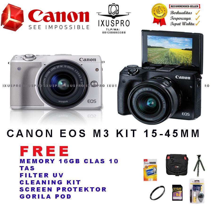 CANON EOS M3 LENSA 1545MM (MADE IN JAPAN) KAMERA CANON EOS M3
