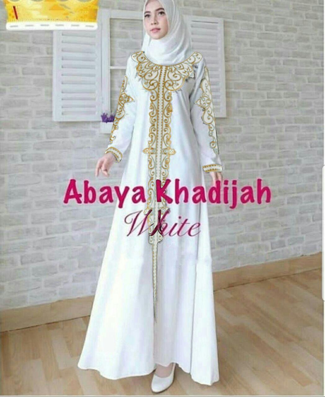 Cashiraghi Dress Gamis Muslim Khadijah / Gamis Muslim Syari Syar'i Fashion Maxi / Syari Simple Elegant / Baju Muslim Wanita /Abaya