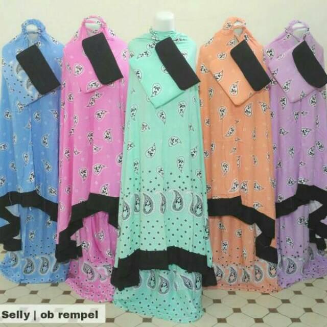 Ecer Mukena bali 75 rb an vintage bunga shaby 5 pcs campur