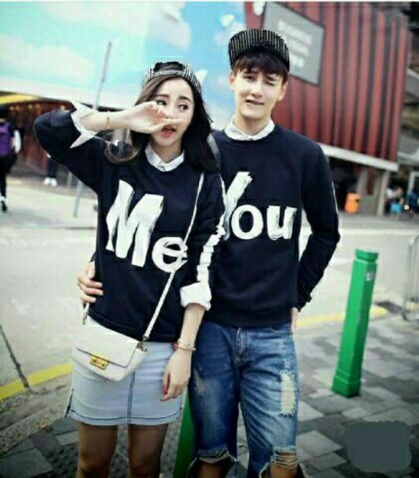 SUNSHINE COUPLE-BAJU PASANGAN KAOS COUPLE YOUME LENGAN PANJANG (COWOK DAN CEWEK) / KAOS COUPLE / COUPLE MURMER / FASHION COUPLE / BAJU COUPLE / COWOK DAN CEWEK