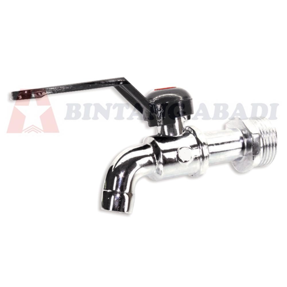Termurah Tora Keran Air Tembok Bahan Plat 3/4