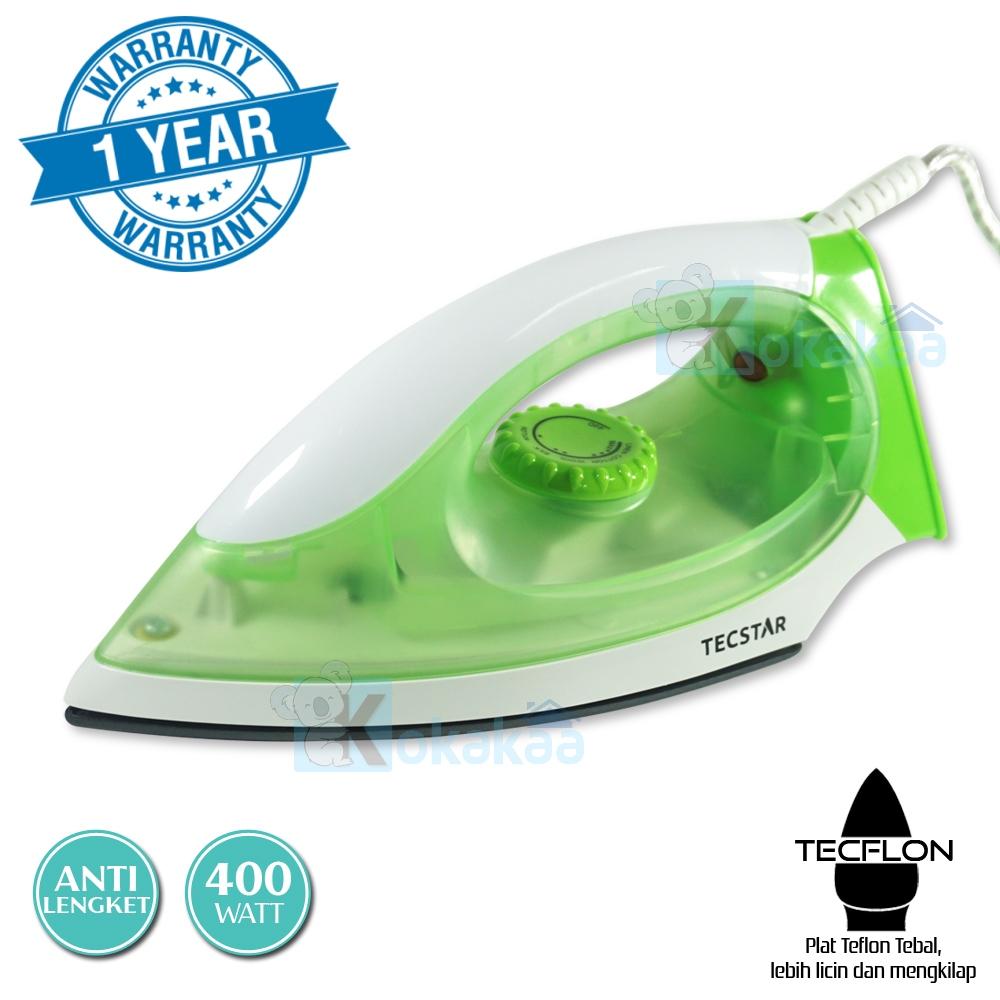 TecStar Setrikaan Listrik Iron Anti Lengket Setrika TI-188 TFX
