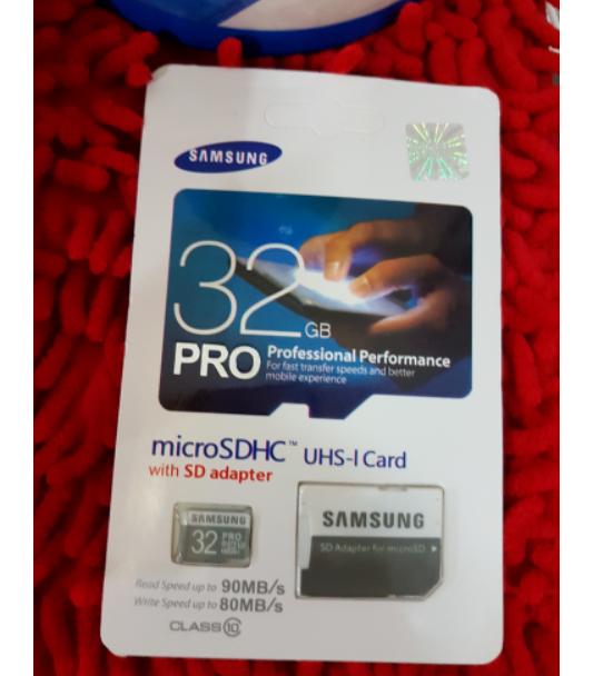 Memori Card Samsung 32GB Micro sd HC UHS-1 Class 10 Free Adeptor