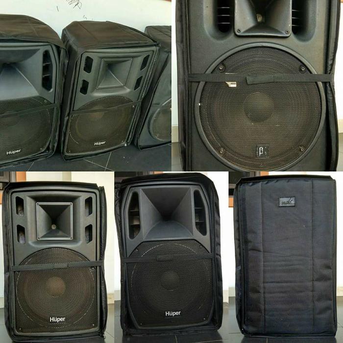 Softcase Speaker Huper Ha350/Sarung Speaker/Tas Speaker Aktif