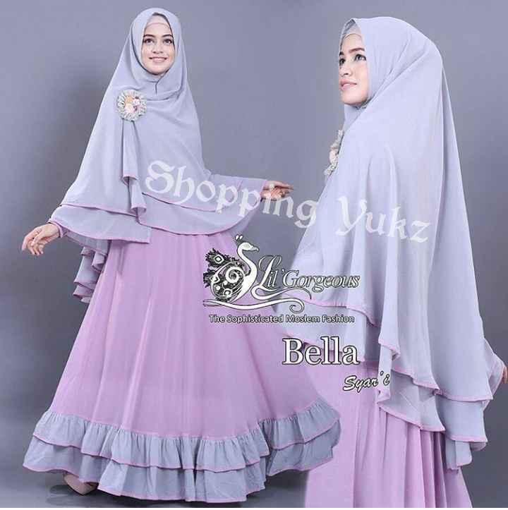 Shopping Yukz Baju Dress Gamis Muslim Syari Wanita NETTA ( Dapat Jilbab ) / Dress Muslim / Gamis Wanita / Baju Muslim / Hijab Muslim / Fashion Muslim / Syar'i Muslim / Syari Muslimah / Dress Muslimah Wanita / Gamis Remaja